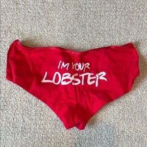 NWOT Bella Canvas Red Panties - I'm Your Lobster